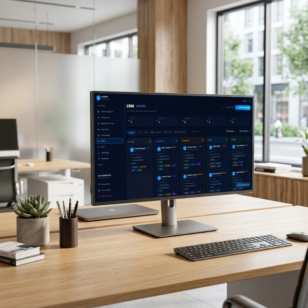 Interface de Lead Generation Leads Go en 2026